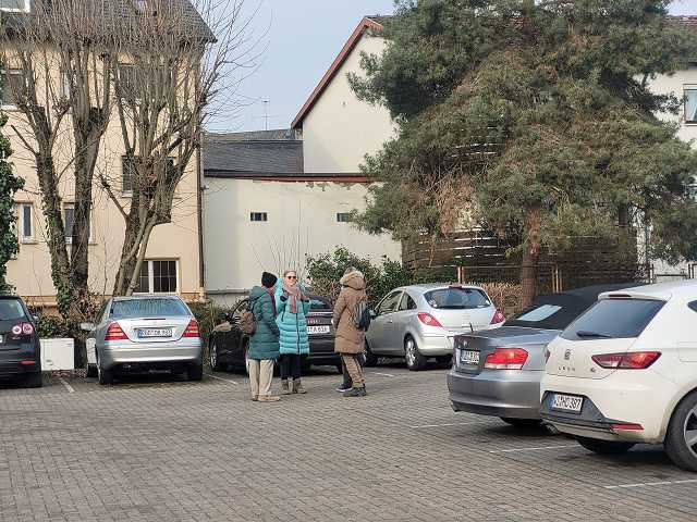 Erster Plausch, lange nicht gesehen